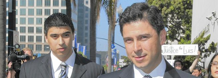 Fabian Nunez and son Fabian Nunez and son
